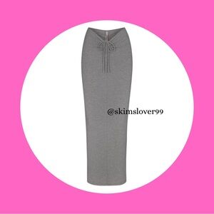 SKIMS - Soft Lounge Ruched Long Skirt​